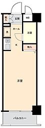 モナークマンション堀切菖蒲園 ワンルームの間取図画像