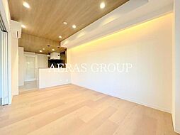 白金台アパートメント 4階1LDKのリビング/ダイニング