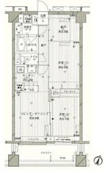 COSMOSREID西馬込 2LDKの間取図画像