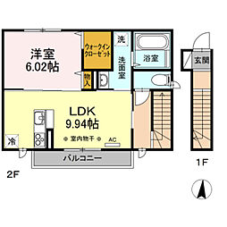 グリシーナI 2階