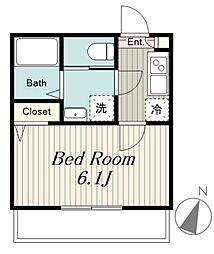 アザーレ・パッシオ新百合ヶ丘B 2階/203