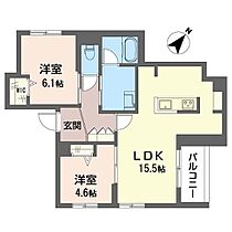 コンフォートＦ 00102 ｜ 神奈川県茅ヶ崎市浜竹１丁目10-22-7（賃貸マンション2LDK・1階・61.93㎡） その2