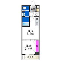 FDS AERAS VIM  ｜ 大阪府大阪市住之江区西住之江２丁目（賃貸マンション1LDK・2階・25.27㎡） その2