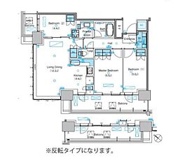 パークアクシス豊洲キャナル 3LDKの間取図画像