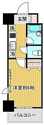 ハーモニーレジデンス山手大塚 1Kの間取図画像