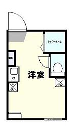 JLBグランエクリュ高円寺II 1階ワンルームの間取り