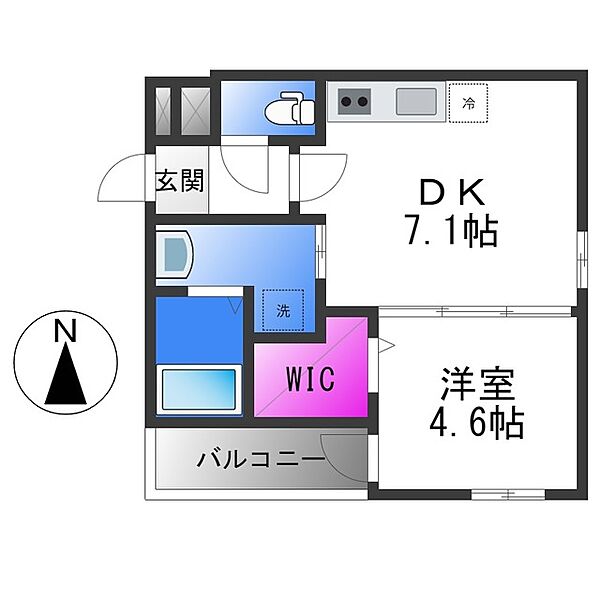 フジパレス近鉄長瀬 ｜大阪府東大阪市横沼町１丁目(賃貸アパート1DK・2階・31.17㎡)の写真 その2