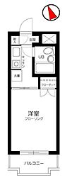 ハイタウン多摩川No.2 1Kの間取図画像
