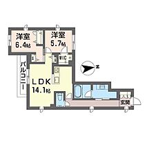 リ　サクラ 00202 ｜ 東京都中野区中野３丁目2-3,30（賃貸マンション2LDK・2階・66.85㎡） その2