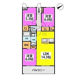 山隈駅 7.5万円