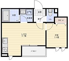 シエレトワール 202 ｜ 福岡県久留米市西町1049-13（賃貸アパート1LDK・2階・29.16㎡） その2