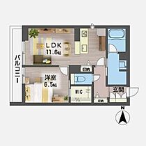 グランカストラ 00203 ｜ 栃木県宇都宮市東町65-1（賃貸マンション1LDK・2階・48.80㎡） その2