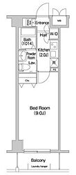 COMFORIA墨田立花 1Kの間取図画像