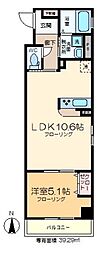 CASAG 1LDKの間取図画像