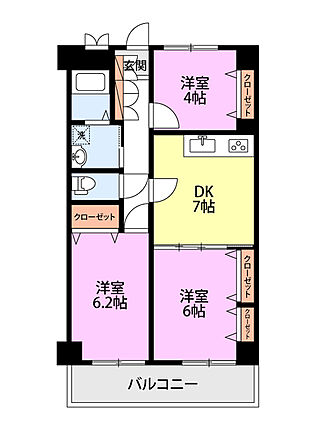 ロイヤル千歳21_間取り_0