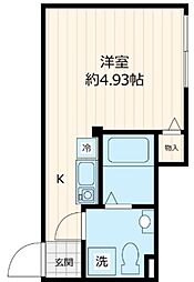 MAHALO TERRACE 練馬春日町 1階ワンルームの間取り