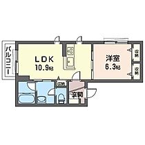 コンフォーザ鶴間 00201 ｜ 神奈川県大和市鶴間２丁目16-33（賃貸マンション1LDK・2階・41.00㎡） その2