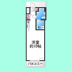 VitaNuova堺 ワンルームの間取図画像