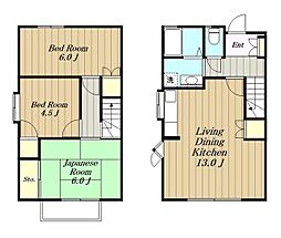 金井ビューヒルズB棟 3LDKの間取り