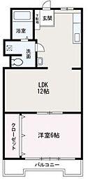 間取図画像 1LDK