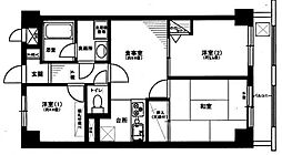ライオンズヒルズ板橋中台 3DKの間取図画像