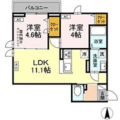 物件の間取り