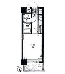 エステート・モア箱崎2 1Kの間取図画像