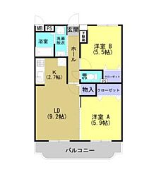 メゾン・デイジー 2LDKの間取図画像