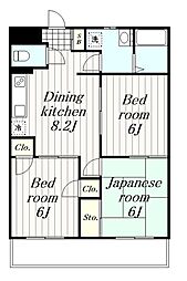 ラークハイツ座間 3階/-