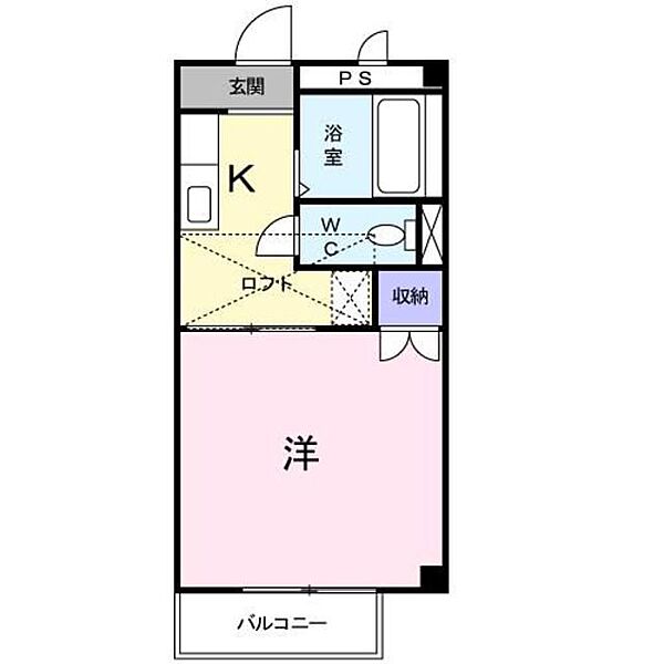 グランベール櫛原 101｜福岡県久留米市南薫西町(賃貸アパート1K・1階・26.49㎡)の写真 その2