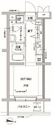 リルシア方南町2 ワンルームの間取図画像