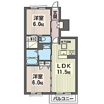 エスタシア 00102 ｜ 栃木県小山市大字横倉新田259-31（賃貸アパート2LDK・1階・54.60㎡） その2