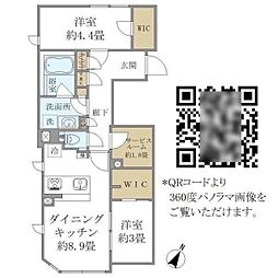コンポジット高輪 1階2SDKの間取り