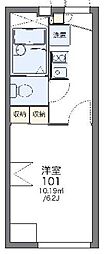 レオパレスすおう 1Kの間取図画像