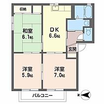 コーラルクィーン A201 ｜ 兵庫県西脇市高田井町899（賃貸アパート3DK・2階・54.07㎡） その2