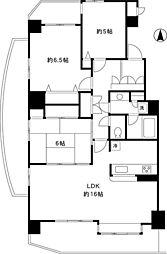 ウィンベルコーラス大宮 3LDKの間取図画像