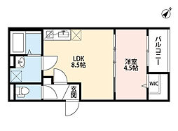 コンフォートM千船 1LDKの間取図画像