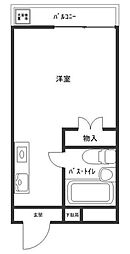 ラ・レジダンス・ド・V.I.P.パート1 ワンルームの間取図画像