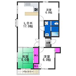 キングスアヴェニュー山之内 3階
