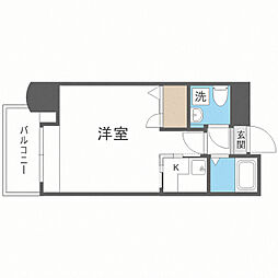 エステート・モア平尾パージュ 1Kの間取図画像