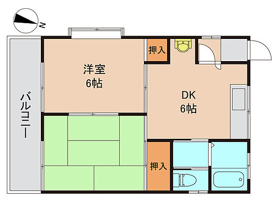 グリーンパーク福治_間取り_0