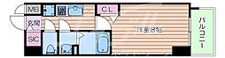 フェニックス新大阪 1Kの間取図画像