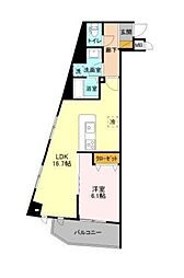 SOULAGEMENT 2階1LDKの間取り