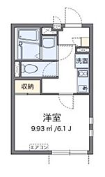 レオパレスクレイノル・リアン 1Kの間取図画像