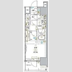 KDXレジデンス池袋ウエスト 9階1Kの間取り