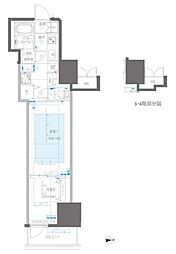 ＺＯＯＭ信濃町 3階2Kの間取り