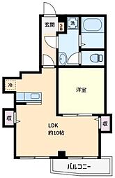 JR総武線 小岩駅 徒歩7分の賃貸マンション 3階1LDKの間取り