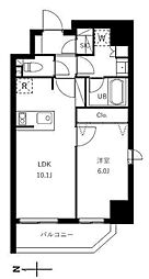 グランジット蔵前 7階1LDKの間取り