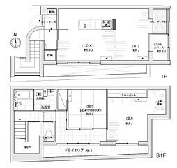 ARK TERRACE 東新宿 1階3LDKの間取り