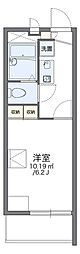 レオパレスレオパオラ 1Kの間取図画像